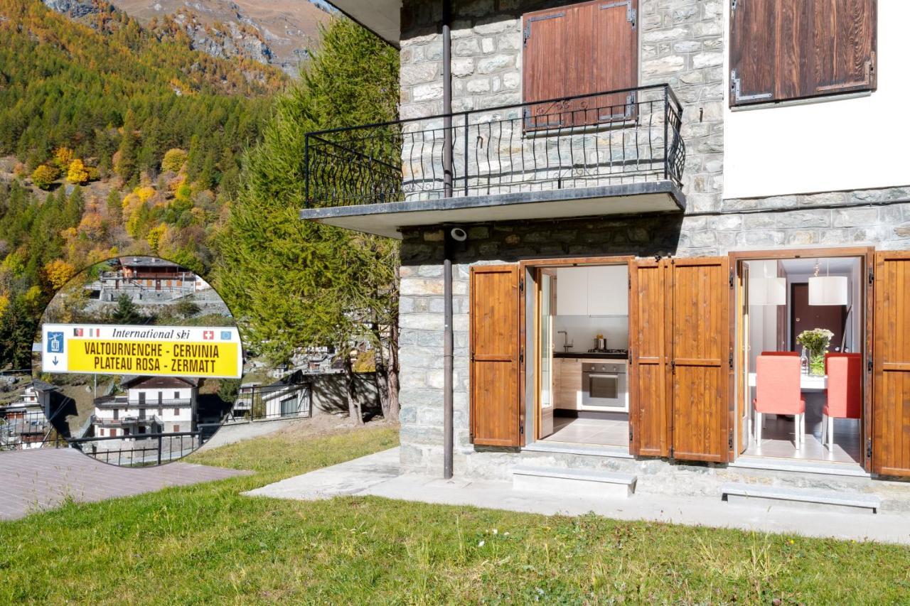 HelloChalet - Maison Rue de la Neige - Family Ski Holiday walking distance slope&gondola Valtournenche Extérieur photo